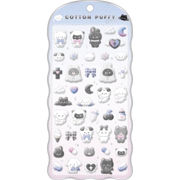 CRUX（クラックス） CottonPuffySEAL（モノクロ） コットンパフィー