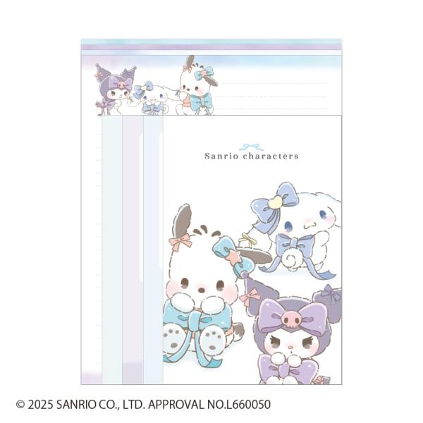 サンリオキャラクターズ[SANRIO] （ブルーグラデ）るんるんリボン（CRUX)クラックス マイセレクトレターセット（便箋・封筒セット） (CR135366)
