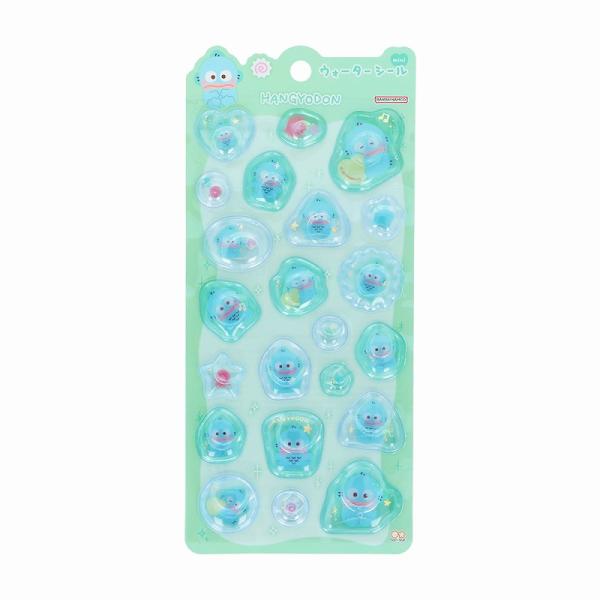 ハンギョドン サンリオ ステショ☆マシュマロポップ（サンスター文具）ウォーターシールmini（ラメ水ドーム型ぷっくりシール）(S8819459)