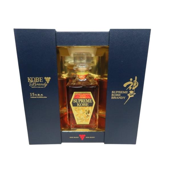 【埼玉県配送限定】【未開栓】神戸ブランデー 15年熟成 SUPREME KOBE スプリーム 45度 750ml