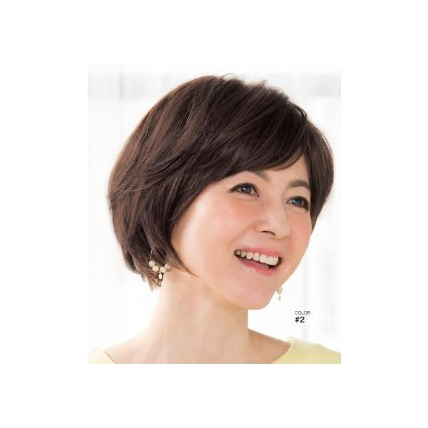 ウィッグ　フィットミー　MW-21 フェザー 医療用ウィッグ フィットミー MWー21 1BB_栗色 1台 介