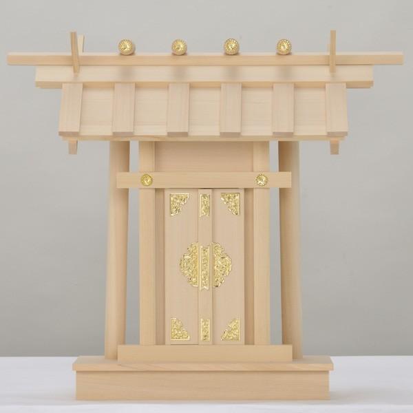 国産木曽檜製神棚 板葺き屋根一社神棚 日本製神棚 白木 無塗装 国産木曽檜製神棚 板葺き屋根一社神棚 日本製神棚 白木 無塗装