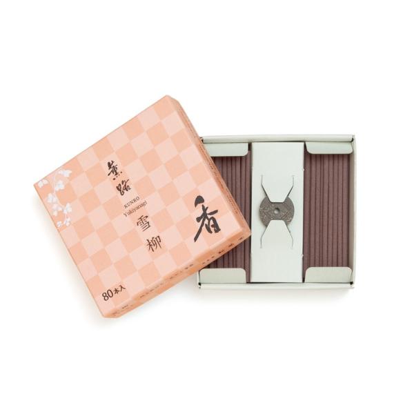 松栄堂 211625 薫路「雪柳(ゆきやなぎ)」スティック型 80本入り メーカー取寄品