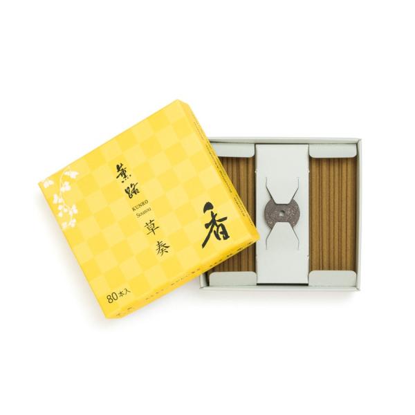 松栄堂 211725 薫路「草奏(そうそう)」スティック型 80本入り メーカー取寄品