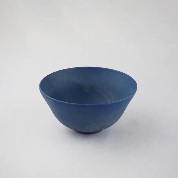 奥村企画 fuuu お茶碗 Mat「ごはん茶碗 青」Mサイズ メーカー直送品 ※他ブランド商品と併買不可※(代引不可)