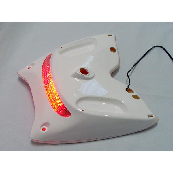 ☆リモコンジョグ エボ羽付き sa16j☆ リモコンジョグZRエボ SA16J LEDリアスポイラーセット 白 リモコン