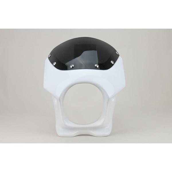 Dトラッカー125 KLX250ヘッドライトカウル 白 KDX125SR KSR110