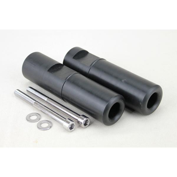 ZX-14 ZZR1400 エンジンガード フレームスライダー 黒 エアロ