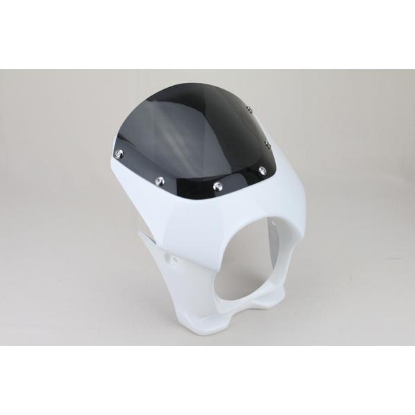 Dトラッカー125 KLX250ヘッドライトカウル 白 KDX125SR KSR110 KDX250