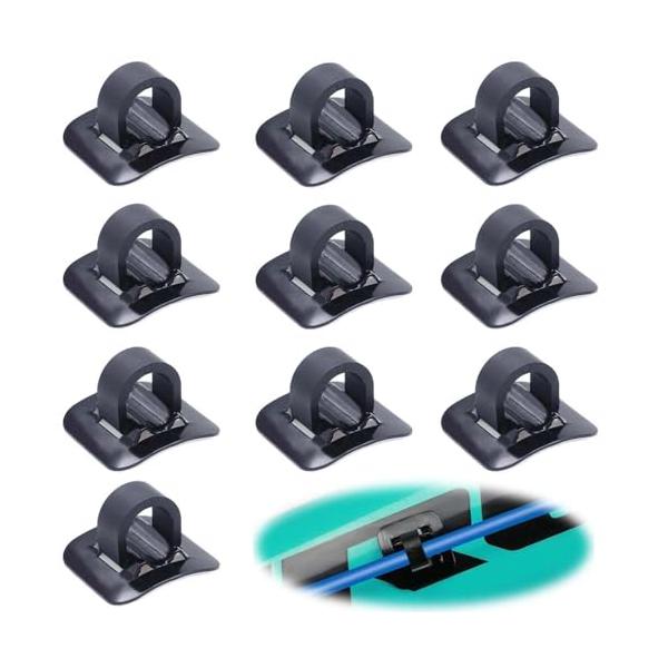 仕様：自転車用ブレーキケーブルクランプ 10個入り。高品質素材：自転車ケーブルクランプはアルミニウム合金ベースとプラスチックCクリップで作られており、耐久性があり、長寿命です。優れた延性：アルミニウム合金のベースは、あらゆる種類の平面や曲面...