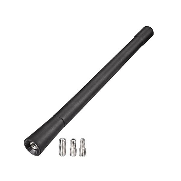 BINGFU 汎用ルーフマウントラバーアンテナマスト17.5cmフレキシブルカーアンテナ交換