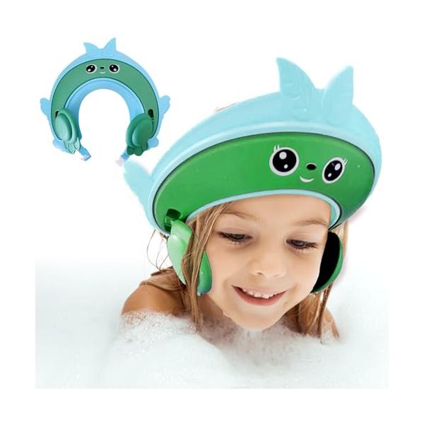 赤ちゃんから子供まで 0歳から6歳までのお子さんがご使用いただけます  取り付けはワンタッチ式でお子さんも嫌がらずに装着可能です。 丈夫な素材を使用 丈夫なTPE素材で作られていて、厚みもしっかりあるので、水圧でへこたれる心配もありません。...