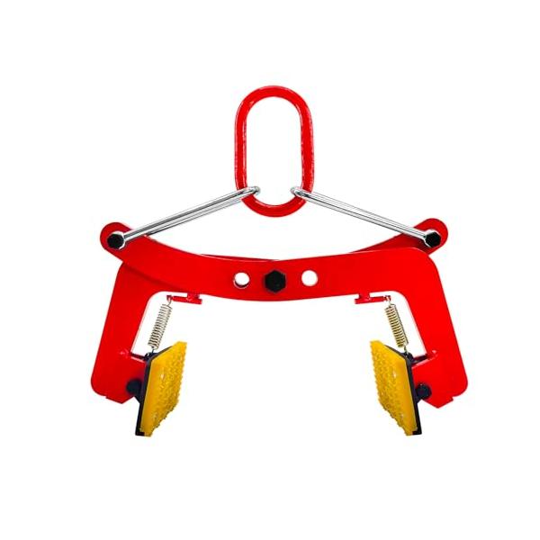 石材クランプ 350KG 石材用クランプ 吊りクランプ 石材吊り具 クランプ 開口幅100mm-300mm 吊具 石 持ち上げ 石吊りクランプ 鉄板吊り具 墓石 吊り リフティング