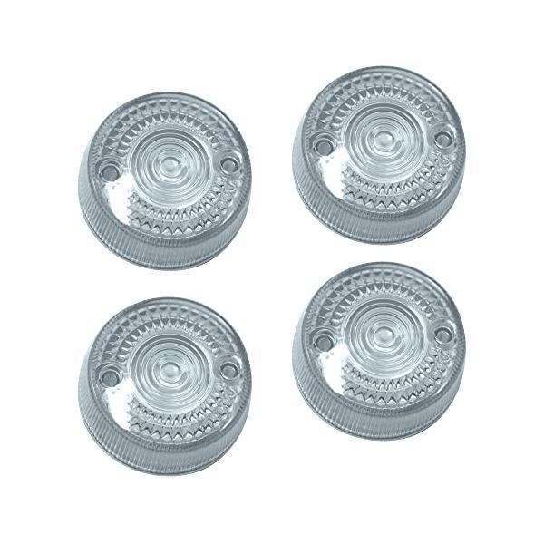 MADMAX ホンダ スーパーカブ C50/C70/90 スタンダード/デラックス用 ウインカーレンズ クリア 4個セット MM11-H003-CL-4