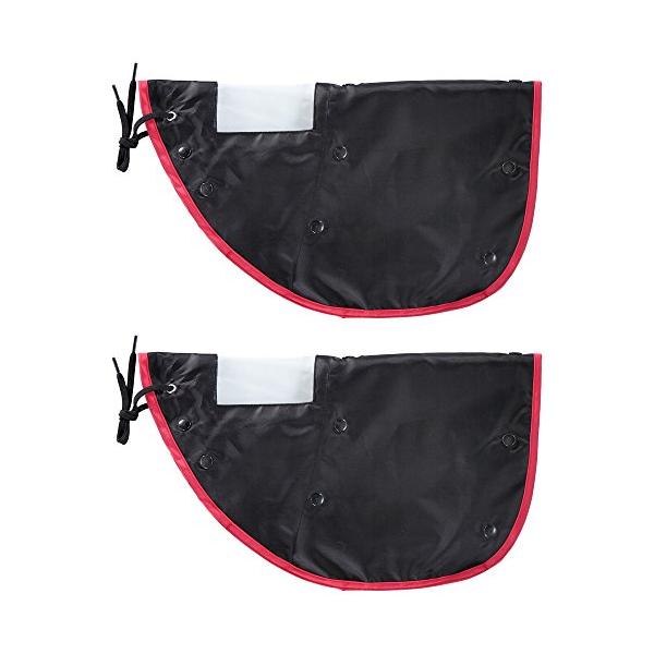 オールシーズン利用可能な電動アシスト対応のハンドルカバー 中のボアは取り外しが可能で寒い日には暖かく、暖かい日にはボアを外して快適 アシスト車のスイッチパネルや変速機の部分は透明で見やすい窓付き 高いUVカット率 ブラック ： 99.8％、...