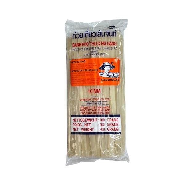 本場タイ産の米麺  FARMERブランドのセンレック 2mm ＆センヤイ 10mm  グルテンフリー＆無添加  小麦を使わず、ヘルシー 保存料不使用で安全。 幅広い料理に使える  クイッティアオ・フォー・パッタイ・ラーメンにも最適  たっぷ...
