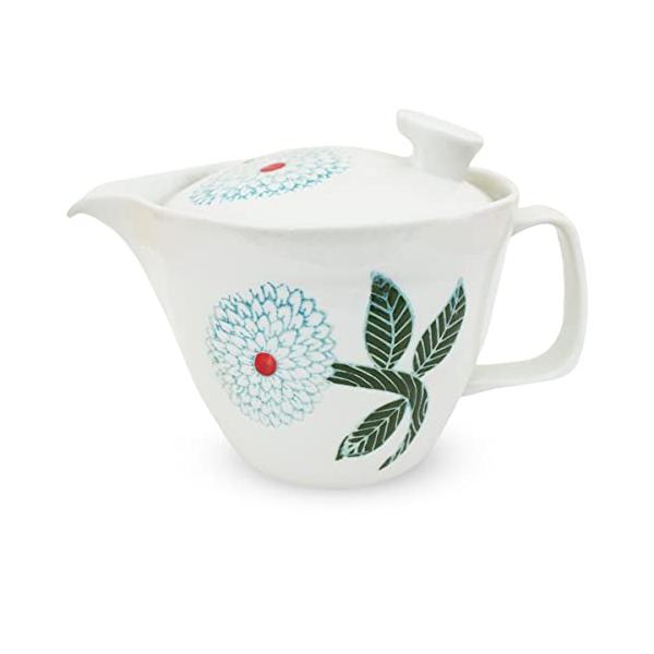 材質：磁器 食器洗い機、食器乾燥機使用可能 、電子レンジ：本体のみ電子レンジ対応 , 茶こし不可サイズ 約 ：径10.5x注ぎ口*取っ手16.5x高さ11cm容量 約 ：385cc  2*3人分 おしゃれな器で有名な波佐見焼の急須です。本体...