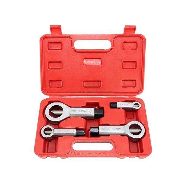 4点セット ナットカッター ナットスプリッター ナットブレーカー 取り外し 9mm-12mm 12mm-16mm 16mm-22mm 22mm-27mm