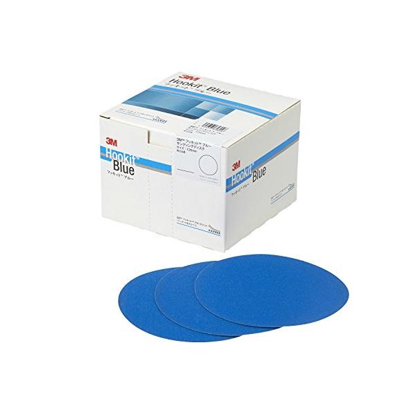 ３Ｍ ブルーサンディングディスク 穴なし 外径１２５ｍｍ ＃２４０  １００枚入  7100241558
