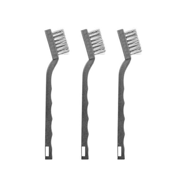 便利な3本組セット 軽量で扱いやすい3本セット構成。日常の掃除に十分な本数で、長くご使用いただけます。 頑固な汚れに対応 高品質なステンレスブラシが、錆や細かい汚れまでしっかり除去します。 握りやすい波型ハンドル 手にフィットするグリップ形...