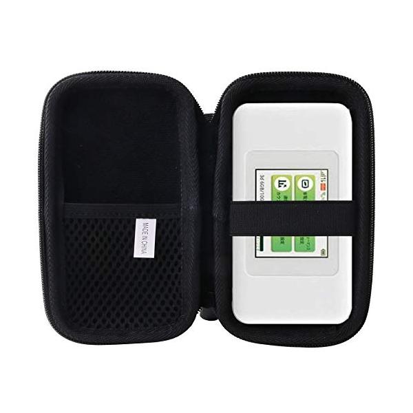 用の UQ W06 Speed Wi-Fi NEXT モバイルルーター ケース 保護 収納ケース -waiyu JP材質：耐久性のある高級ハードEVA素材、優れた肌触り、中身の柔らかい保護。用途：保管保護、汚れ、衝撃、磨耗を防ぐことができ、...