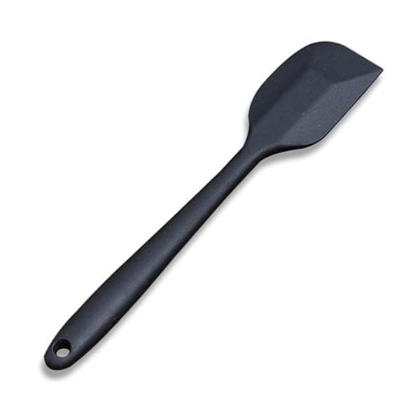 ゴムヘラ スパチュラ 調理器具 シリコン キッチンツール 製菓道具 お菓子作り 耐熱 料理 調理器具 一体成型 食洗器対応(ブラック)