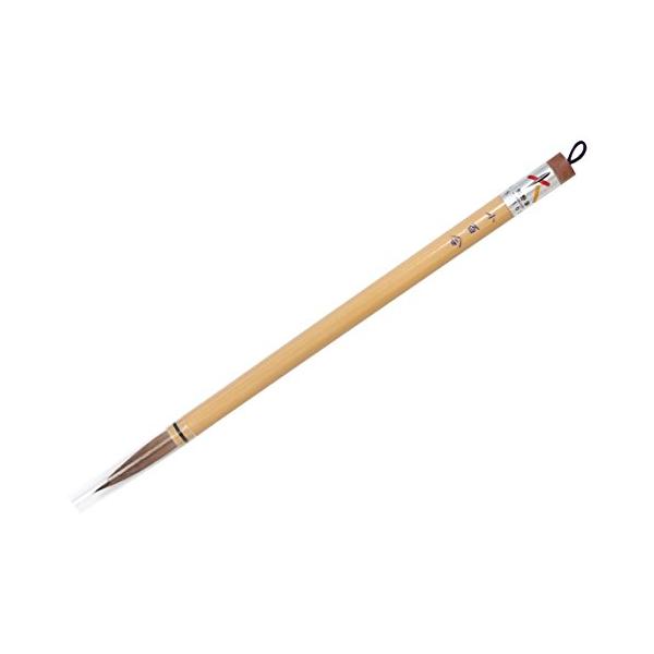 穂径(約)0.85cm/穂長(約)4.0cm/全長(約)24.0cm穂首材質:天尾、羊毛、馬毛、豚毛5号中筆天然竹軸穂先の特徴:やや硬め文房具・オフィス用品/学習用品/書道用具/書道筆