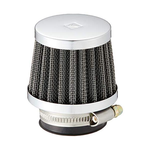 サイズ：φ35装着にはキャブレターセッティングが必要サイズ:口径φ35X高さ71mmX幅62mm汎用品パワフルな走りを求める方にお薦めしますクロームメッキ※各寸法はフィルターを垂直に立てた状態で、フィルター上面からダクト最下部までの長さを表...