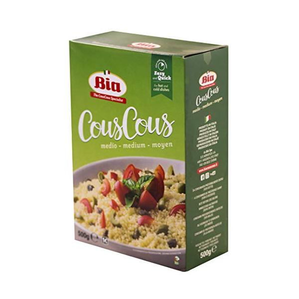 原材料:デュラム小麦のセモリナ(小麦を含む)内容量:500g調理法(1人分): 本品50gに熱湯60ml ふたをして2、3分蒸らすお好みで塩・オリーブ油をたしてください商品サイズ(高さx奥行x幅):17cm*5.5cm*12cm食品・飲料・...