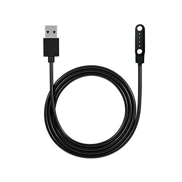 *4ピン充電ケーブルFitFint R2スマートウォッチリストバンドと互換性があります。特別な磁気プラグの設計、強力な吸引、磁気吸引は、自動的に吸着し、誘導充電。コンピュータ、ラップトップ、USBインターフェイスを持つほとんどの他のデバイス...