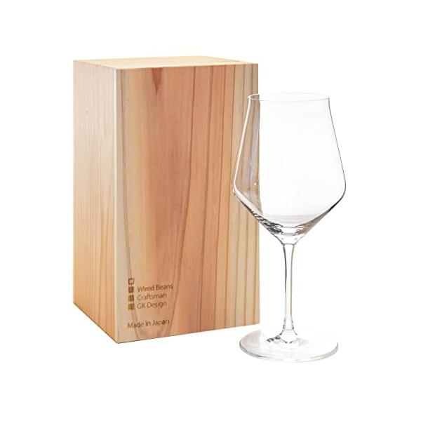 生涯補償付き 破損しても所有年月・破損理由に関わらず交換が可能 日本の職人手づくり 職人:田島硝子 ／大ヒットワイン漫画の作者と共同開発口径:68mm 最大径:約94mm  高さ:207mm 容量:約510ml 重さ:約135g／国産杉箱入...