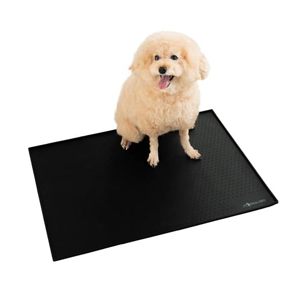 INULABO (イヌラボ) シリコントイレ 犬 トイレ トイレトレー シリコン トイレ シリコンマット 薄型 しつけ用 多頭飼い 薄いトイレ トイレトレーニング おしゃれ