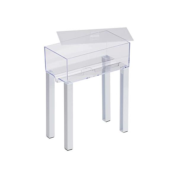 生産国：日本サイズ：24.4*13*H31.5cm(内寸：約23.3*12.4*H8cm)材質：ポリスチレン特徴：衛生的なプルダウンタイプでありながら取付けの必要なし特徴：クリア素材の為、量が一目で分かる一般的な中判サイズのペーパータオルが...