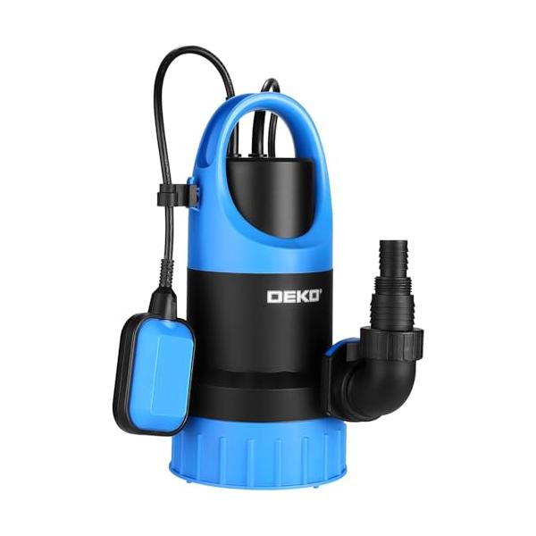 【人気】750W 水中ポンプ DEKO 底部入水式 排水ポンプ 最大吐出量125 DEKOPRO 750W 1HP 底部入水式 水中ポンプ 浮きセンサー付き 最大吐出量