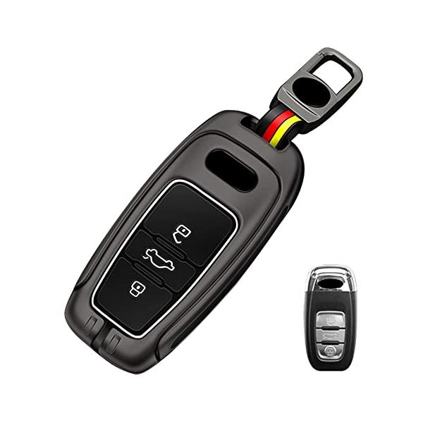 キーケース アウディ用 スマートキーケース キーカバー 3J SAアウディ専用設計 キーホルダー Audi TT R8 A3 S3 A4 8K A5 8T S5