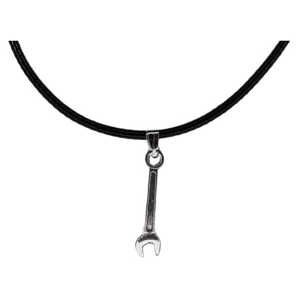 工具 コンビネーションレンチ スパナ レンチ ネックレス 黒 44cm