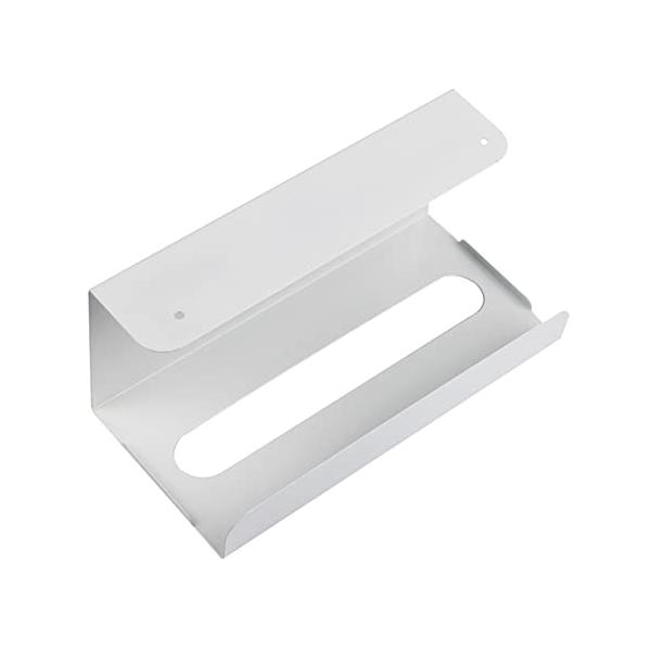 カウンターに置いてて、邪魔だなって思っていたエコノミー 小判 サイズのキッチンペーパーやソフトパックティッシュが吊棚に挟めてスッキリ 吊り戸棚に挟むだけ。デッドスペースを有効活用。片手でラクラク取り出せて、とっても便利なペーパータオルホルダ...