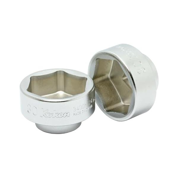 山下工業研究所 コーケン 3/8(9.5mm)SQ. 欧州車用 オイルフィルター用ソケット 36mm 3400M.24-36