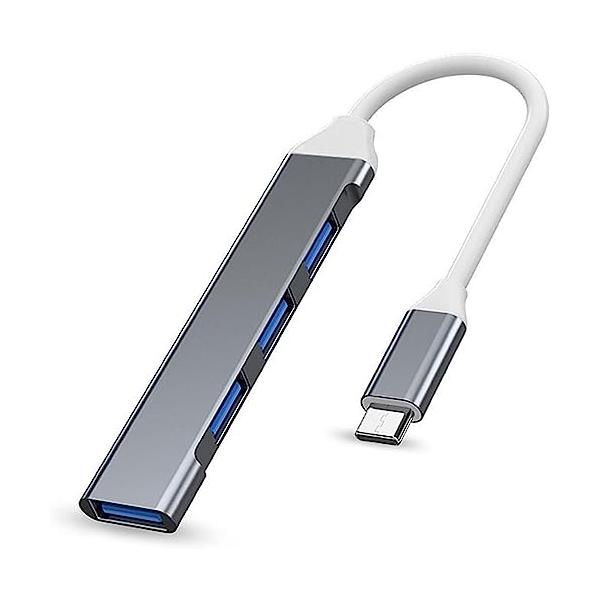 type-c統合4 usb 3.0エクスパンダ，多口USBインタフェースを拡張してオフィスをより便利にし、ファイル転送を簡単にする2 TBハードディスクドライブを簡単に取り出せる大容量ハードディスクドライブ，とUSB2.0の約10倍の超高速...