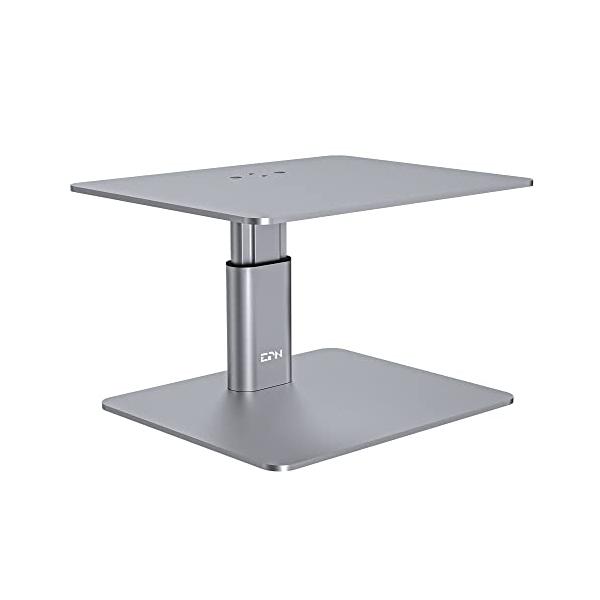 高さ調節で姿勢改善 ：商品サイズ(cm)： 天板 幅約29ｃｍ*奥行約23ｃｍ、 底板 幅約23.7ｃｍ*奥行約20ｃｍ、高さ11cm*17ｃｍまで調節。モニタースタンドの支柱のネジで高さが１１*１７ｃｍまで無段階で調節することが可能で、作...