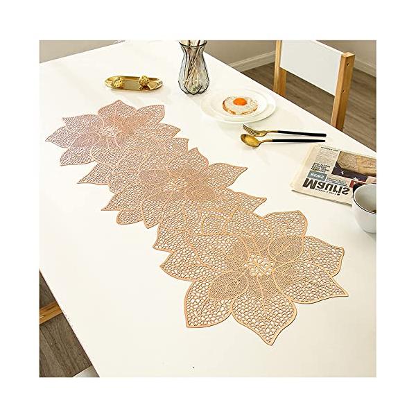 繰り返しねじれ、変形せず、傷つきにくく、耐久性と実用性、退色、変形、経年変化がありません。 長期間使用できます。テーブルデコレーション、家、レストラン、結婚式、クリスマス、パーティーなどに最適です。 テーブルデコレーションはいつもお部屋のム...