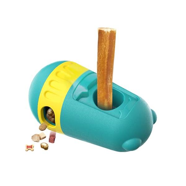 2IIN1犬おもちゃ この玩具には「おやつボール」と「ガムホルダー」の2種類の使い方があります。早食い防止・窒息防止・知育・退屈解消など様々な面で役に立ち、ワンちゃんの健康を全面的に守ります。 おやつボール おもちゃにおやつを入れることがで...