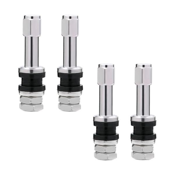 *タイヤバルブは、タイヤにガスを輸送し、自動車やオートバイが漏れたり破損したりしたバルブを交換するために使用されています。* パッケージ内容 4個真空タイヤバルブ、サイズ：14*48mm、材質：TR48E 亜鉛合金*天然ゴム 、キャップはめ...