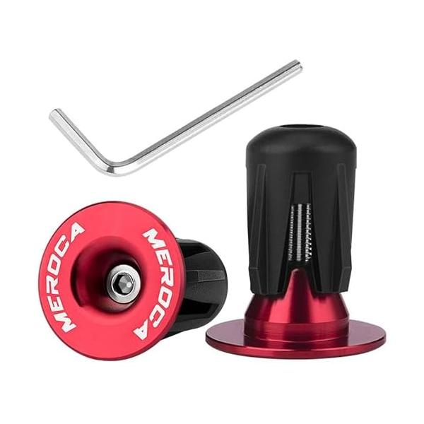 商品仕様 ハンドルバー外径：約22-24mm、ハンドルバー内径：約17.5-21.9mm、重量：約19g、カラー：ピンク。 優れた素材 高品質のアルミ合金と高級プラスチック、軽量、耐腐食性、頑丈で耐久性があります。 取り付け簡単 取り付けと...