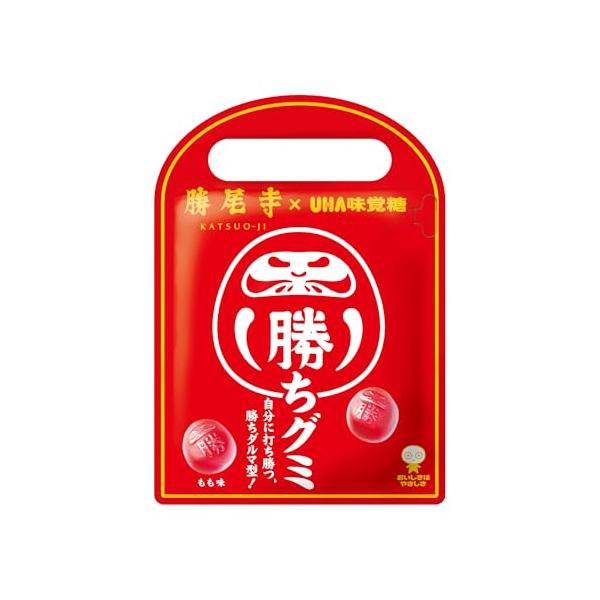 UHA味覚糖 勝ちグミ もも味 25g*10袋