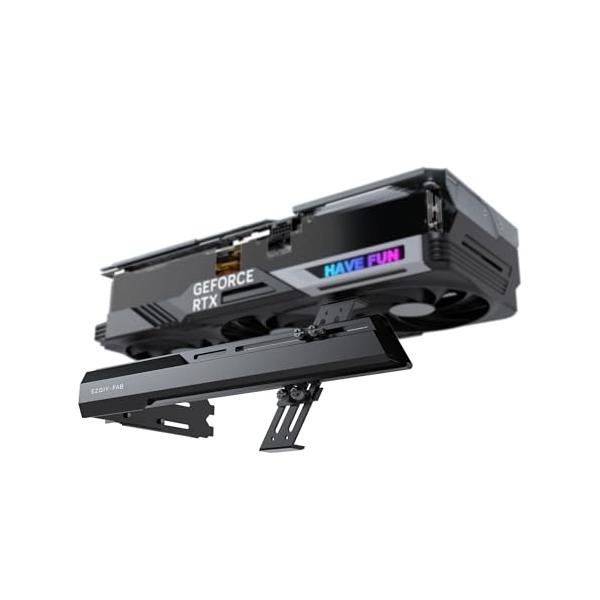 174*280mmのグラボに対応したスライド式サポート構造 柔軟なスライド機構により、174mm〜280mmまでのさまざまな長さのグラフィックボード グラボ に対応。しっかりと固定できるグラボ支え構造で、VGAカードや大型GPUも安定して支...