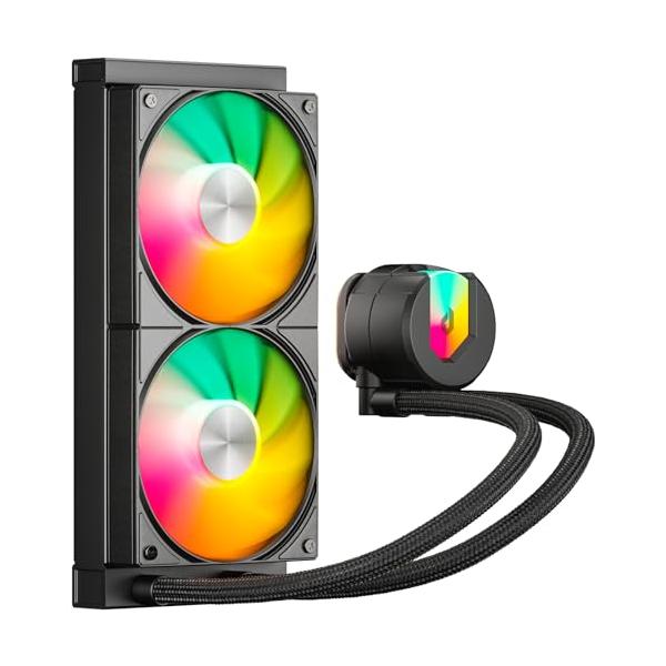 upHere 簡易水冷ARGB CPUクーラー 240mmラジエーター搭載 120mmPWM