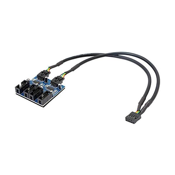 CERRXIAN 内部usb 増設 usb2.0 ヘッダー 分岐 内部 マザーボード USB2