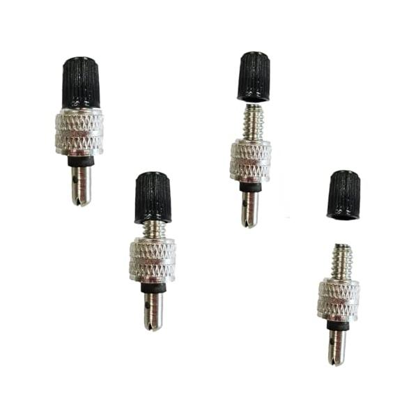 包装内容 4個セット 黒キャップ4個  、セットがそろっていて、あなたの使用ニーズを満たしています。 長寿命設計 バルブ構造は入念に設計され、簡単で高効率であり、ゴムの老化を効果的に抑制し、製品の使用寿命を延長することができる。頻繁に交換す...