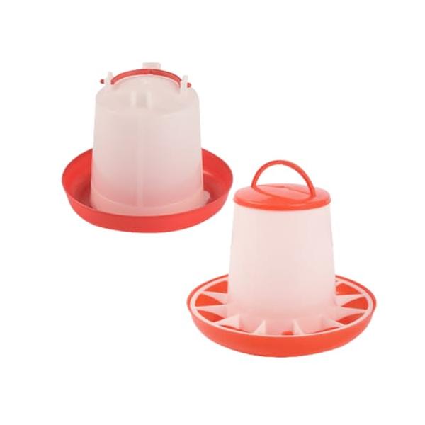 自動給水*給餌セット 水と餌が自動で供給される構造で、こまめな補充が不要です。手間を省きながら安定した飼育管理ができます。旅行や不在時にも便利です。 多羽数でも安心の設計 給餌器の皿に仕切りがあり、複数の鶏やひよこが同時に落ち着いて餌を食べ...